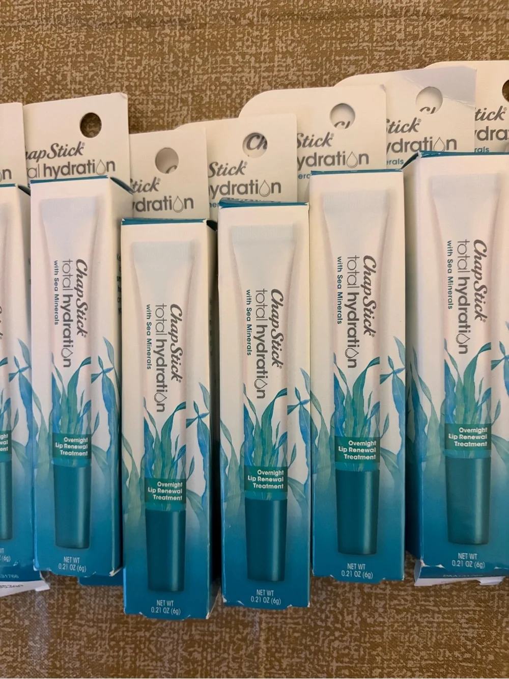 Chapstick Total Hydration Overnight Lip Treatment Set of 13 NEW
